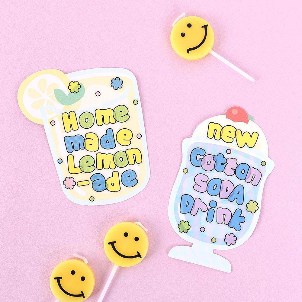 Usage Example - Ddung Phabet Transparent Line Alphabet Sticker Set